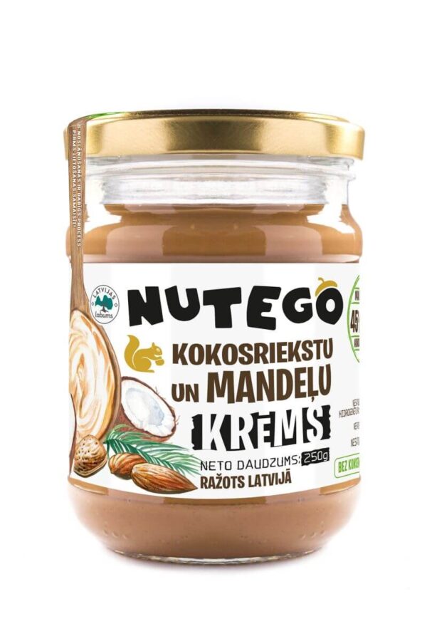 Nutego kokosriekstu un mandeļu krēms 250g